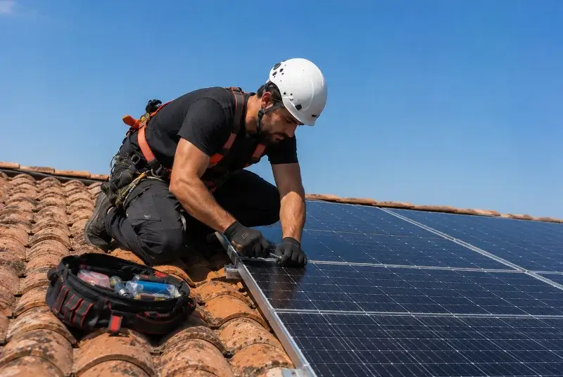 Maintenance et monitoring de panneaux solaires à Labenne